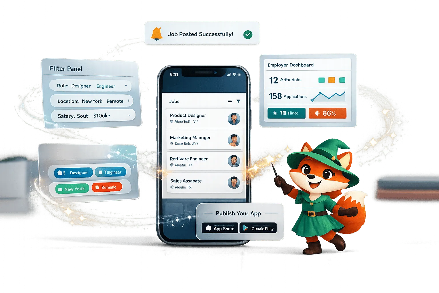 No-Code Job Board and Career Platform: Build It with Adalo